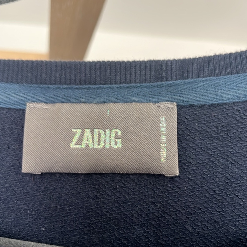 Zadig & Voltaire Navy Skull Sweater - Picture 3 of 4